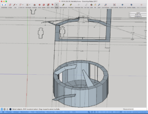 Erstes Computermodell mit Sketchup